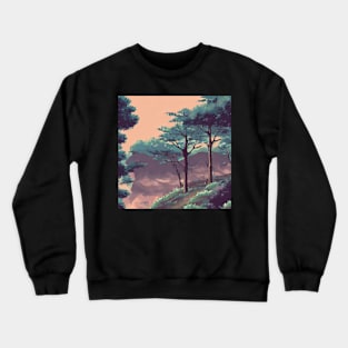 Anime Style Landscape Crewneck Sweatshirt